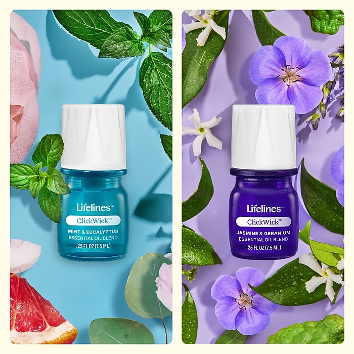 Lifelines ClickWick Discovery Set Essential Oil Replacements, 5