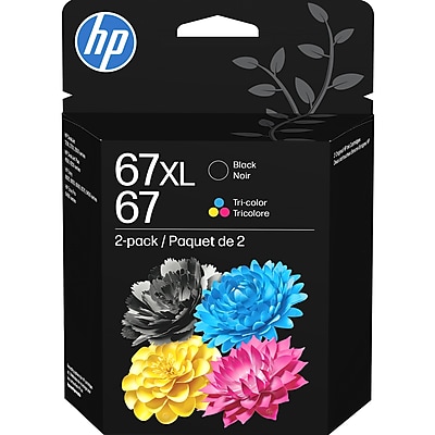 HP 67XL/67 Black High Yield and Tri-Color Standard Yield Ink Cartridge, 2/Pack (3YP30AN#140) Sansujyuku sansujyuku.com