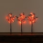 Nearly Natural 14" Pre-Lit Artificial Halloween Black Twig Branches with 45 Orange LED Lights and Ground Stake, 3/Set (T5201)~#|#~9E62BD14-A008-436A-9B5C162FAFEFCF2A_sc7