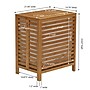 Household Essentials Laundry Hamper, Bamboo/Cotton, Natural (HH6216-1)~#|#~9E6932D6-1B27-4E6F-A29018A88AFA376B_sc7