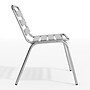 Flash Furniture Aluminum Commercial Indoor-Outdoor Armless Restaurant Stack Chair with Triple Slat Back~#|#~9E6C1B1D-7E53-43F3-85AD3451BEAD127C_sc7