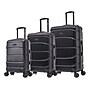 DUKAP Sense 3-Piece Hardside Spinner Luggage Set, TSA Checkpoint Friendly, Black (DKSENSML-BLK)~#|#~9E72FCC9-9A61-4EF8-84E7C45023CAA399_sc7