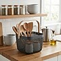 Simplify Small Mesh Storage Basket with Wooden Handle, Charcoal (30062-CHARC-ST)~#|#~9E77B360-4EB3-46C0-8B8DFB57361D875D_sc7