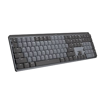 Logitech MX Mechanical Wireless Ergonomic Keyboard, Black/Gray (920-010547)