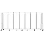 National Public Seating Robo Series 7-Panel Folding Mobile Room Divider, 72"H x 164"W, Clear Acrylic (RDG6-7CA)~#|#~9E8596C6-04EC-4940-8E49ED5959DC0418_sc7
