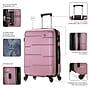 DUKAP Rodez 24" Hardside Suitcase, 4-Wheeled Spinner, TSA Checkpoint Friendly, Rose Gold (DKROD00M-ROS)~#|#~9E877DA7-8BB0-41FF-BFB3F04658D3FA0D_sc7