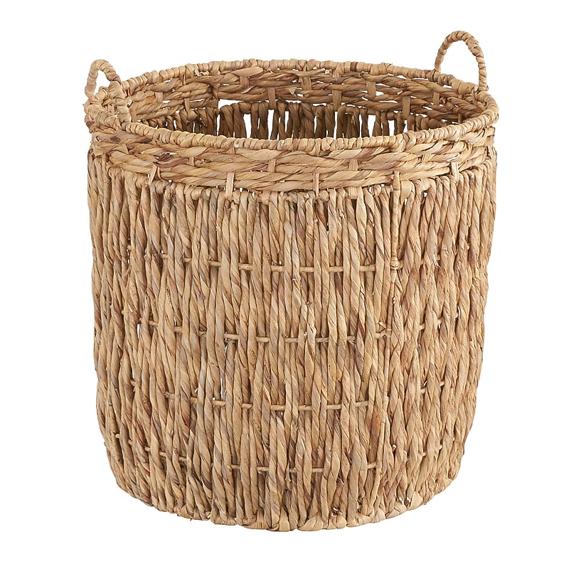 Household Essentials Tall Wicker Floor Basket, Natural (HHML-4169) image 1