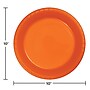 Creative Converting Touch of Color 10" Plastic Plates, Sunkissed Orange, 240 Plates/Carton (28191031)~#|#~9E8C7FAD-F80F-425A-8C51B8C417AE9F33_sc7