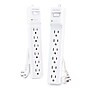 CyberPower B6032PK Essential 6-Outlet Surge Protector, 3 ft. Cord, 600J Surge Suppression, White, 2/Pack~#|#~9E8EAE04-51AB-4269-B2E5A04740344A7A_sc7
