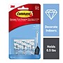 Command Small Wire Hooks, 0.5 lb., Clear, 3/Pack (17067CLR-ES)~#|#~9E9641A5-EDA6-44E9-B465E45D1B376B88_sc7