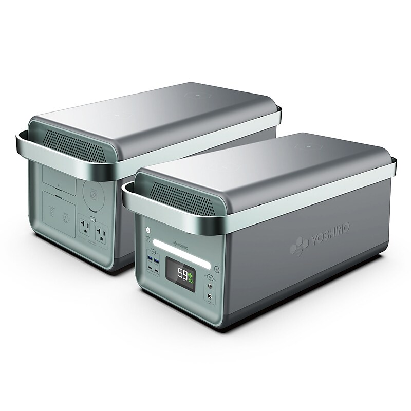 Yoshino B4000 SST 11-Port Solid-State Power Station 2611Wh, 4000W Output/6000W Peak Emergency UPS Backup Battery, Pure Sine Wave image 1