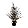 Nearly Natural 3' Pre-Lit Halloween Black Twig Artificial Fall Tree in Burlap Planter with 52 Warm White LED Lights (T4748)~#|#~9EA4F0A1-A8D4-4847-A6E1ACBAC064794B_sc7