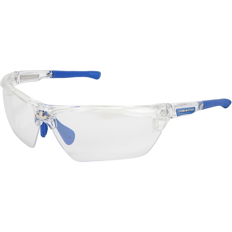MCR Safety Dominator DM3 Safety Glasses, Wraparound, Clear Mirror Lens (DM1329) image 1