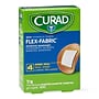 Curad Flex-Fabric 7/8" Fabric Spot Adhesive Bandages, Natural, 100 Bandages/Box, 12 Boxes/Carton (NON25502)~#|#~9eaa1f09-917c-4e8d-a3fa8252831cafaa_sc7