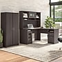 Bush Furniture Cabot 61"H Storage Cabinet with 4 Shelves, Heather Gray (WC31799)~#|#~9EB1855D-D3A1-4574-AB9618A66093D059_sc7