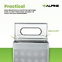Alpine Industries Stainless Steel Trash Can, 23 Gallon, Silver (ALP438-23-SS-MK)~#|#~9EB1F259-9969-4437-ADBD1435B5DAEE89_sc7