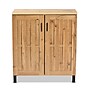 Baxton Studio Excel 35"H Storage Cabinet, Oak Brown/Black (189-11995-HiT)~#|#~9EB40F4D-72A4-4915-B94B115D1604DB87_sc7