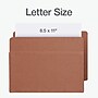 Pendaflex Heavy Duty Reinforced File Pocket, Letter Size, Brown, 5/Box (63770P)~#|#~9EC382DC-25B8-4838-AD0897822F49462E_sc7