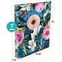 Global Printed Products Floral 1" 3-Ring Non-View Binders, Multicolored, 4/Pack (GPP-0096-B)~#|#~9EC3834C-A067-469C-8F1981B9FAB3511C_sc7