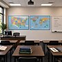 SwiftMaps USA & World Wall Map Set 24" x 36" Intermediate Educational Edition (SM EDU INT WOR USA 24L)~#|#~9EC87681-9B66-4FCB-9988D60814E4945E_sc7