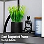 Mind Reader Metal Hanging Cubicle Shelf Organizer, 11.25" x 6.25" x 15.75", Black (CUSHELF-BLK)~#|#~9ECCE529-0350-4B1A-A429B543B36F5C77_sc7
