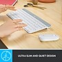 Logitech MK470 Slim Wireless Keyboard and Mouse Combo, Off-White (920-009443)~#|#~9ECD8881-80F3-415C-B7273B70960DE0CA_sc7