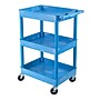 Luxor ENDURA 3-Shelf Utility Cart, Blue (BUSTC111BU)~#|#~9ECE4140-59D1-4D93-BB0BD92AC6DFE5A8_sc7