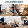 Uncaged Ergonomics USB-C Wireless 6 ft. Retractable Power Strip with 15W Wireless Charger, 4-Outlet, White (WRPS-2-White)~#|#~9ECE6C91-4FAB-4F30-BF4FADB8B099888E_sc7