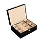 Household Essentials Jewelry Organizer Box with Clasp Closure, Black (HE1180)~#|#~9ED3654B-B3EB-45AA-8A3A82FC4449CD7E_sc7