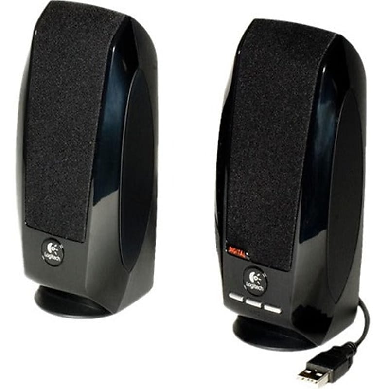 Logitech S150 2.0 Computer Speaker System, Black (980-001004) image 1