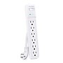CyberPower B6032PK Essential 6-Outlet Surge Protector, 3 ft. Cord, 600J Surge Suppression, White, 2/Pack~#|#~9ED58D06-5B70-4097-B226B624578E59E6_sc7