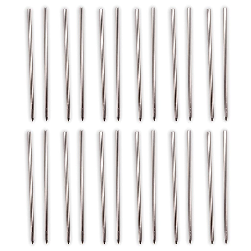 PenAgain Ballpoint Pen Refill, Medium Point, Black Ink, 24/Bundle (BAUM00028-12) image 1