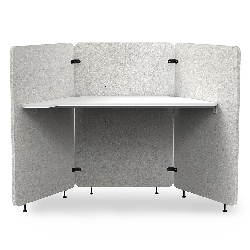 Luxor RECLAIM 3-Panel Acoustic Work Pod (RCLMWP3) image 1