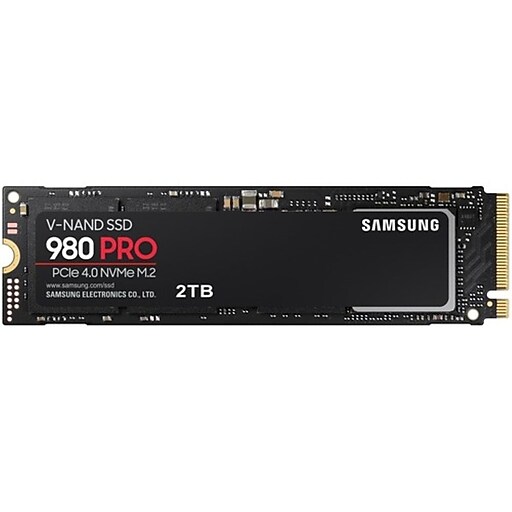 Samsung 980 PRO 2TB M.2 PCIe Gen4 x4 Solid State Drive, V-NAND (MZ