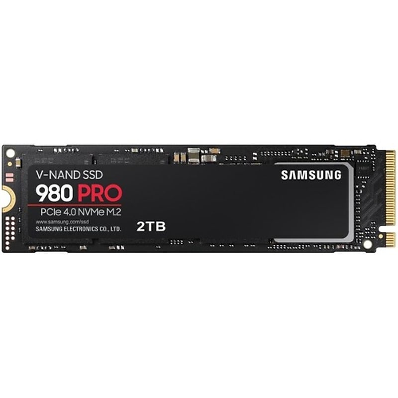 Samsung 980 PRO 2TB M.2 PCIe Gen4 x4 Solid State Drive, V-NAND (MZ-V8P2T0E) image 1