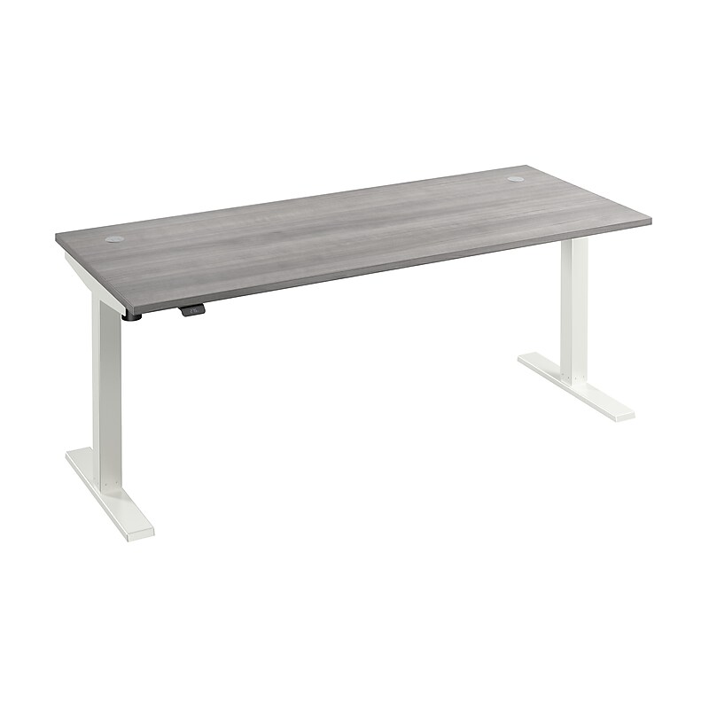 Bush Business Furniture Move 40 Series 72"W Electric Adjustable Standing Desk, Platinum Gray (M4S7230PGWK) image 1