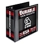 Samsill Durable 5" View Binder, D-Ring, Made in USA, Black (16400)~#|#~9EDD9214-A8C6-4784-B0A66A63D8124DAC_sc7