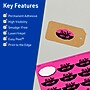 Avery Oval Scalloped Laser/Inkjet Multipurpose Labels, 1-1/8" x 2-1/4", Neon Magenta (840/Box)~#|#~9EDF07F4-18A6-4E37-9B0E6110AFB5BE95_sc7