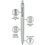 uni-ball Zento Mist Retractable Gel Pen, Medium Point, 0.7mm, Black Ink (70947)~#|#~9EDFD790-11FB-4BAD-BBB7AF9BABF93E8A_sc7