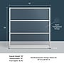 Luxor Translucence 3-Panel Room Divider, 70"H x 70"W, Translucent Plastic (PPWL010)~#|#~9EE30C02-DBE0-4CB9-B096C1513D46BCCC_sc7
