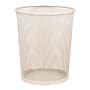 Staples Metal Mesh Trash Can, 4.4 Gallon, Warm White (ST63857)~#|#~9EE3ABCF-6B2E-4AA1-BA5B8902544D3C33_sc7