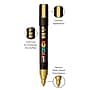 POSCA PC-5M Water Based Paint Marker, Medium Bullet Tip, Gold, 3/Pack (UBCPC5MGOLD-3)~#|#~9EE6742A-6401-4657-BDE21FD3BE1E6B4D_sc7