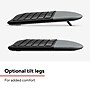 Staples TECH Wireless Ergonomic Split Keyboard, Black (ST63682-CC)~#|#~9EF8CF6F-205B-48AD-915A19300372BD0B_sc7