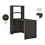Bush Business Furniture Echo 56W Bookcase Desk, Charcoal Maple (KI60307-03)~#|#~9F0072D1-88AB-42AD-80FDADD7AFC58336_sc7