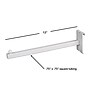 Nahanco Square Tubing Faceout for Gridwall and Grid Panel, 12", White (WTE11)~#|#~9F01779D-A8B4-40EA-AB3371411F05A539_sc7