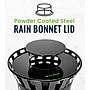 Alpine Industries Rain Bonnet Trash Can Lid, 38 Gallon Trash Cans, Black (479-38-A)~#|#~9F0AE20F-CF83-4FC8-A9C278973A93843D_sc7