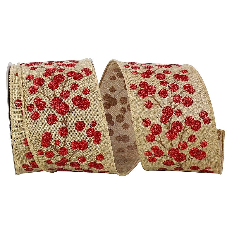 JAM Paper Ribbon, Berry Branch (52640348528) image 1