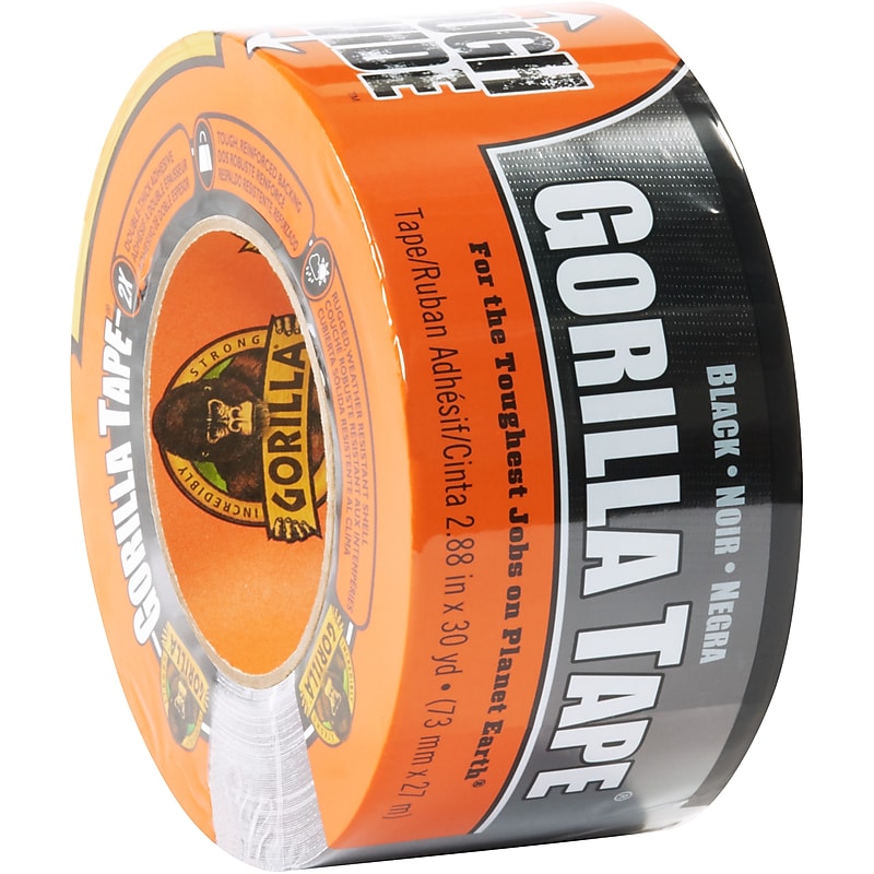 Gorilla Heavy Duty Duct Tape, 3" x 30 yds., Black (ADHGGT330) image 1