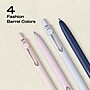 uni-ball ZENTO Retractable Gel Pen, Medium Point, 0.7mm, Black Ink, 4/Pack (70662)~#|#~9F0EFEF2-DFF2-4DFF-87138648A60B15FC_sc7