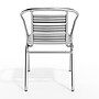Flash Furniture Lila Aluminum Stacking Chair, Gray  (TLH1)~#|#~9F19447A-0298-4816-9FD2E91D367BB16B_sc7